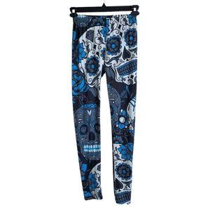 Sissycos Soft Sugar Skull Leggings - Size XL - 16/18